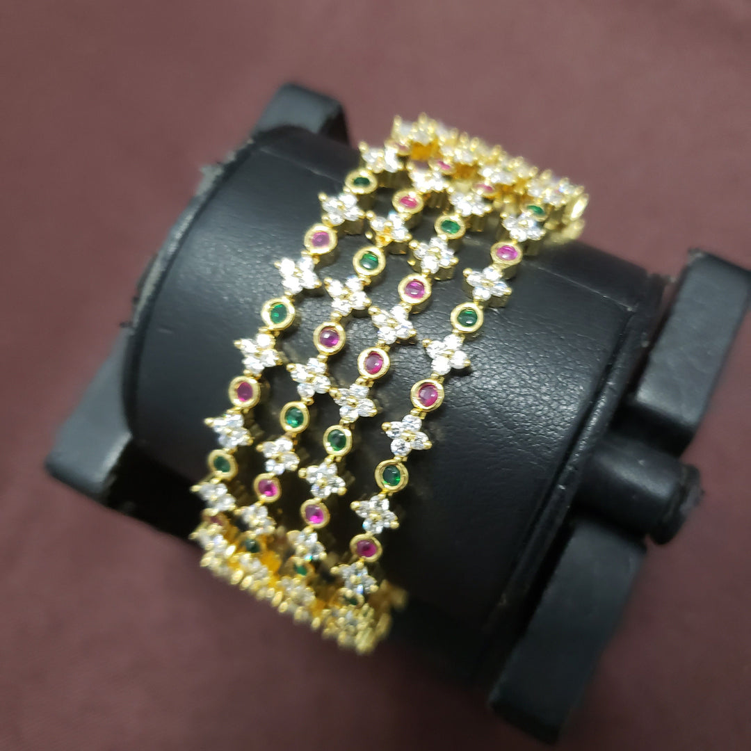 cz 4 Bangles set