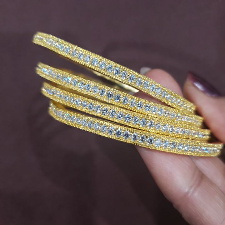 CZ 4 Bangle set