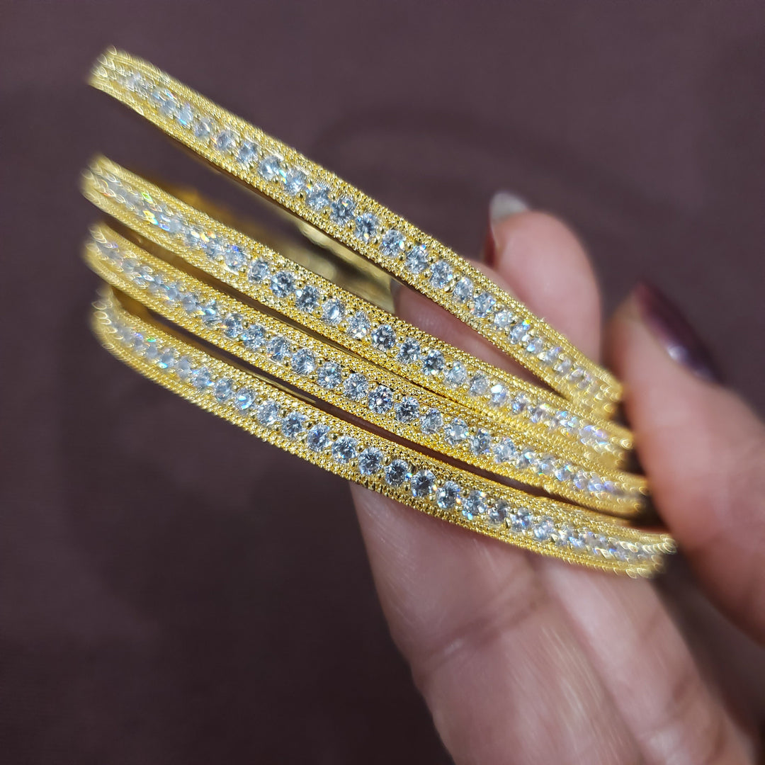 CZ 4 Bangle set