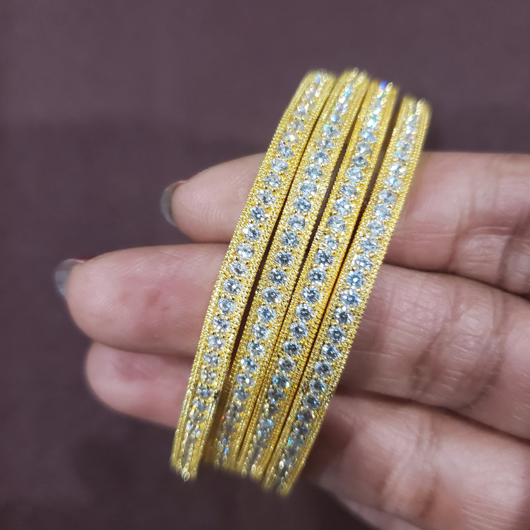 CZ 4 Bangle set