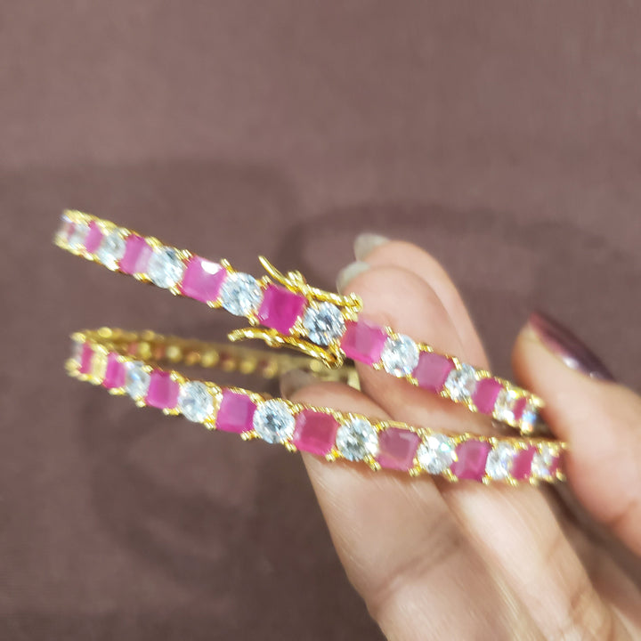 Ruby Indian Bangles