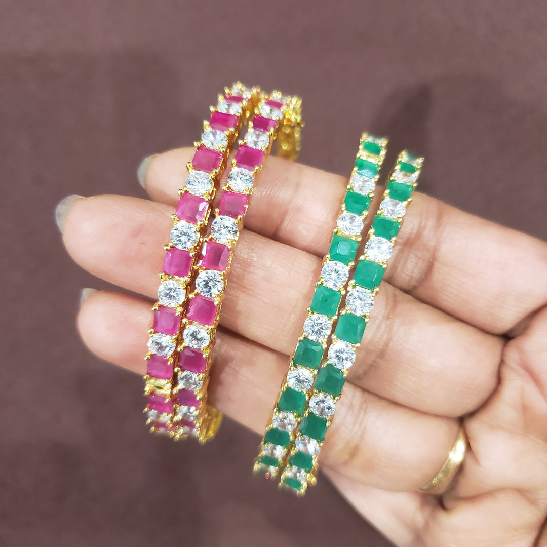 Ruby Indian Bangles