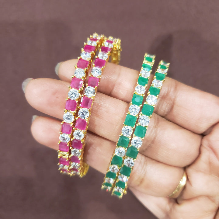 Ruby Indian Bangles