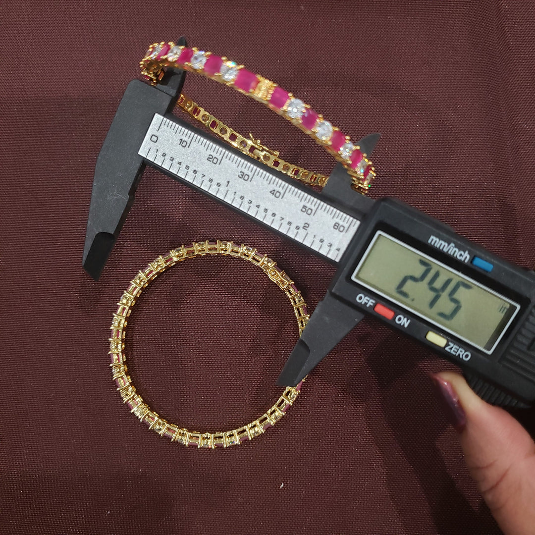 Ruby Indian Bangles