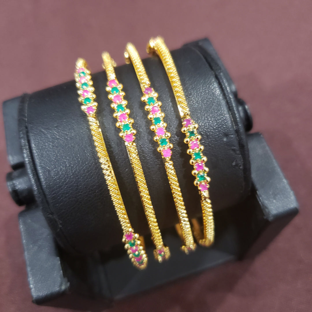 Pink/ Green4 Bangle set