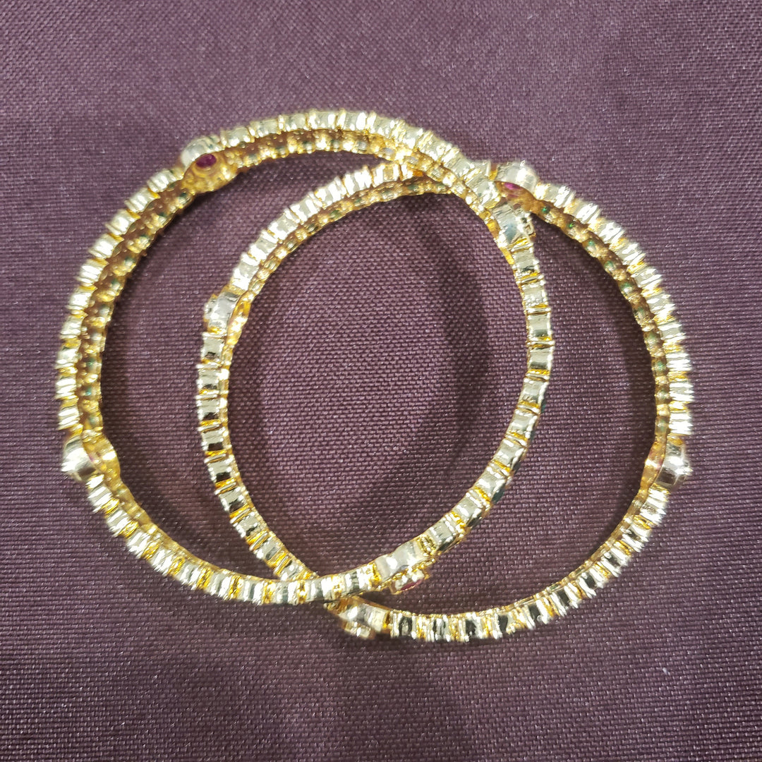 green pota Bangles Set