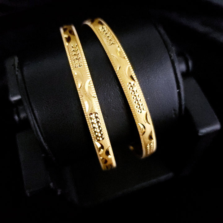 Gold covering Bangles