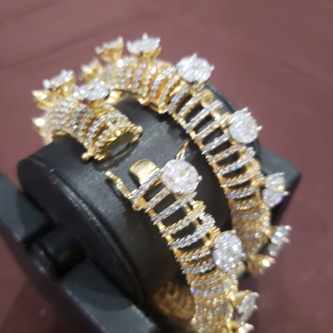 Diamond Bangles Set