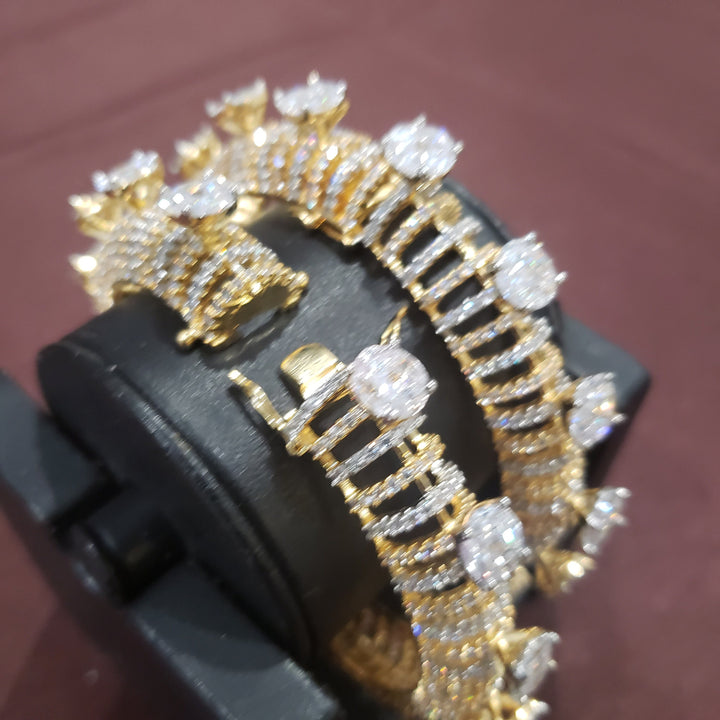 Diamond Bangles Set