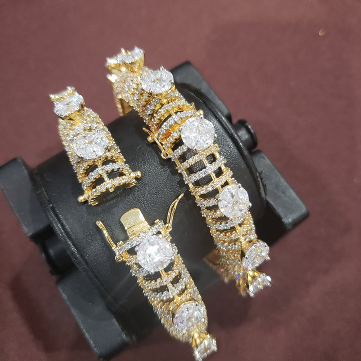 Diamond Bangles Set