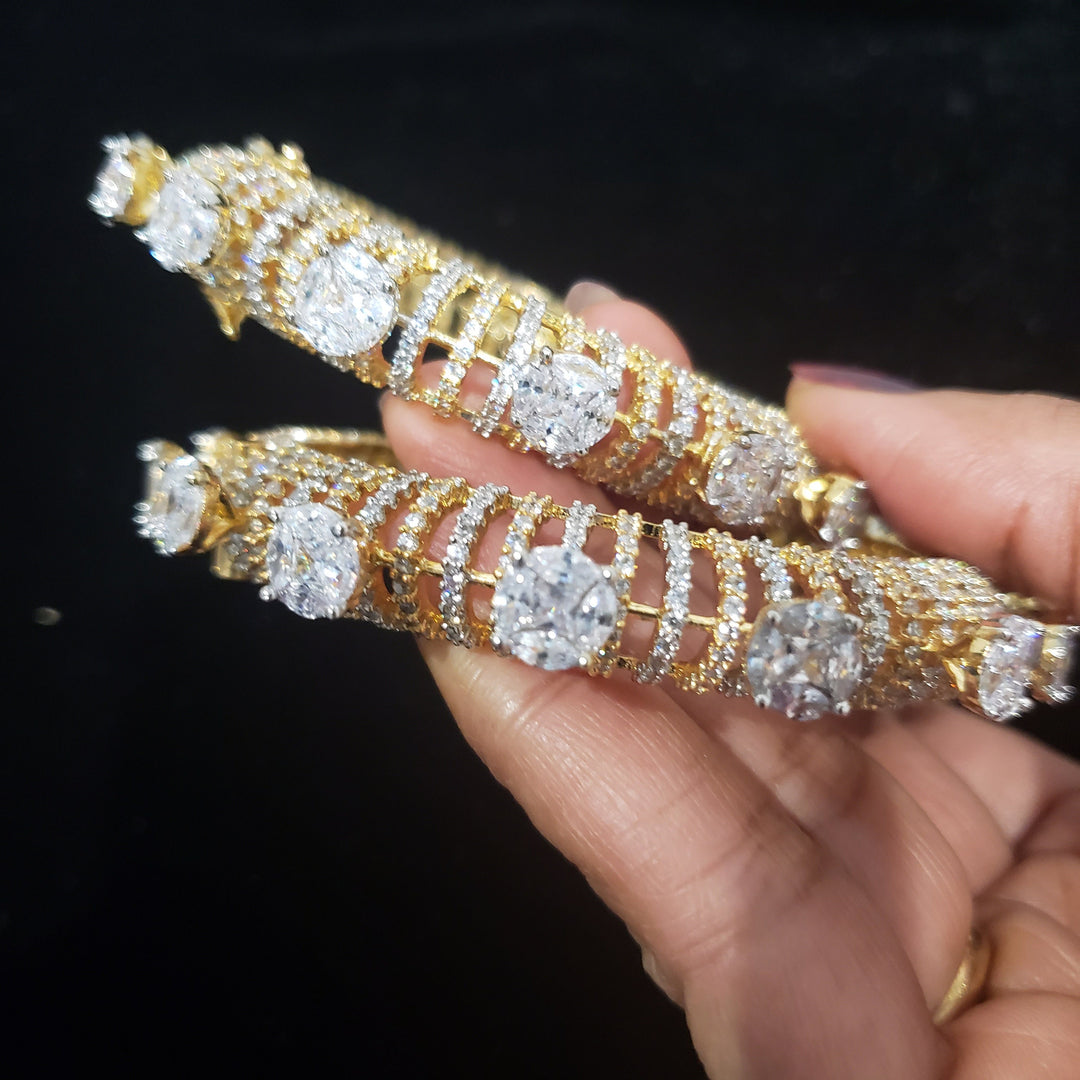 Diamond Bangles Set