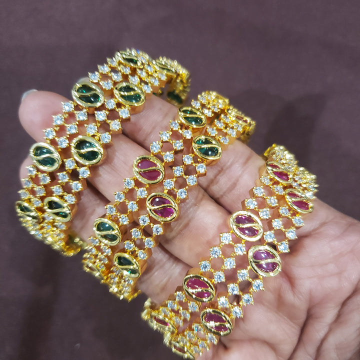 Pink CZ Bangles