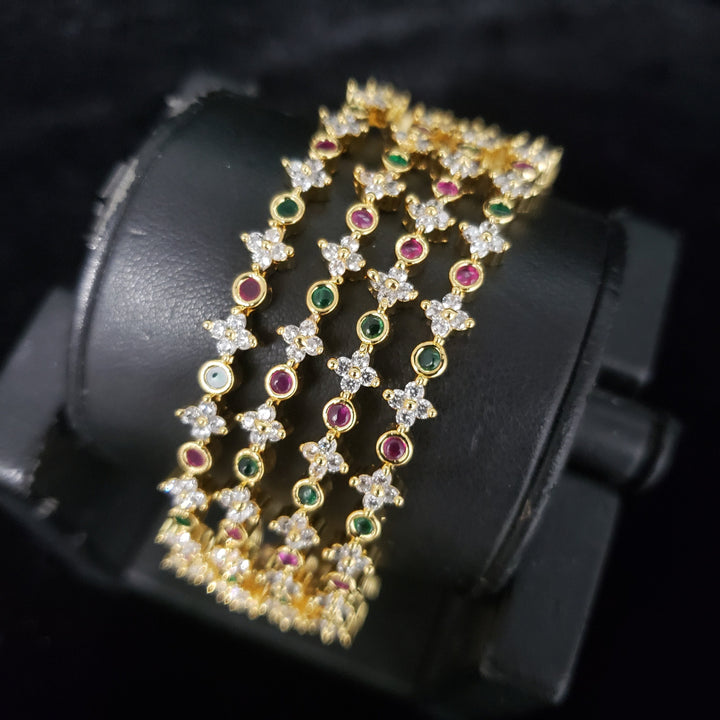 cz 4 Bangles set