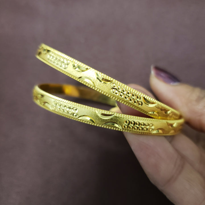 Gold covering Bangles