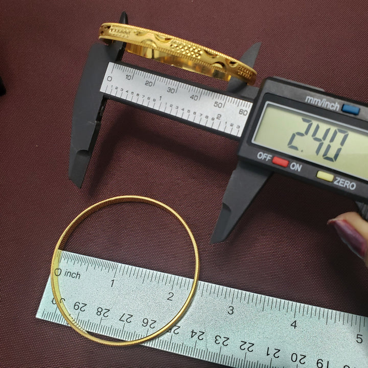 Gold covering Bangles