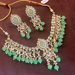 Kundan beads Necklace