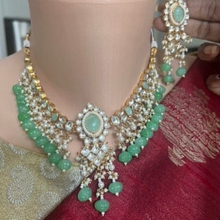 Kundan beads Necklace