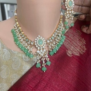 Kundan beads Necklace