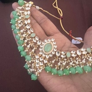 Kundan beads Necklace