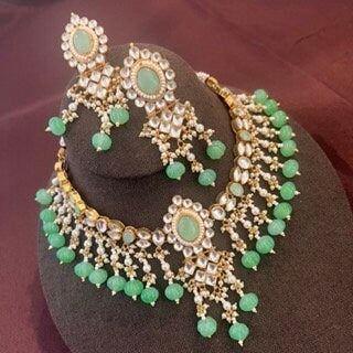 Kundan beads Necklace