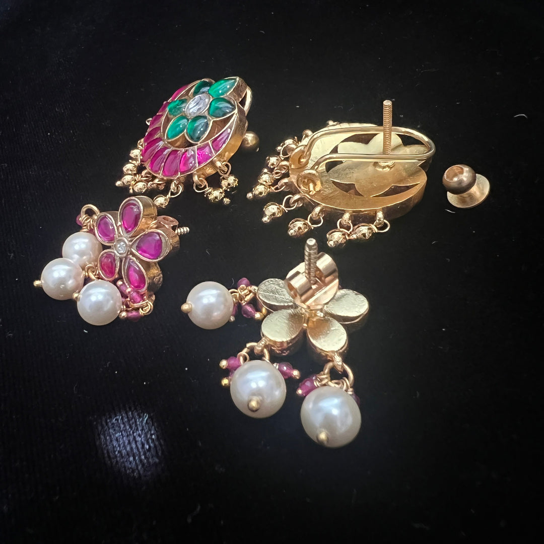 Kundan earrings