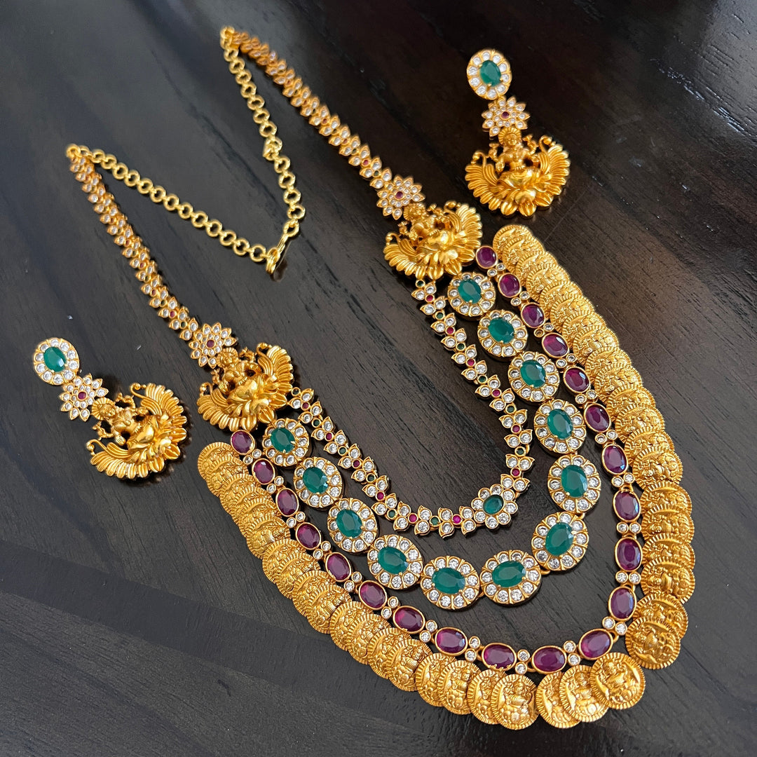 Kasu 3 layer Necklace