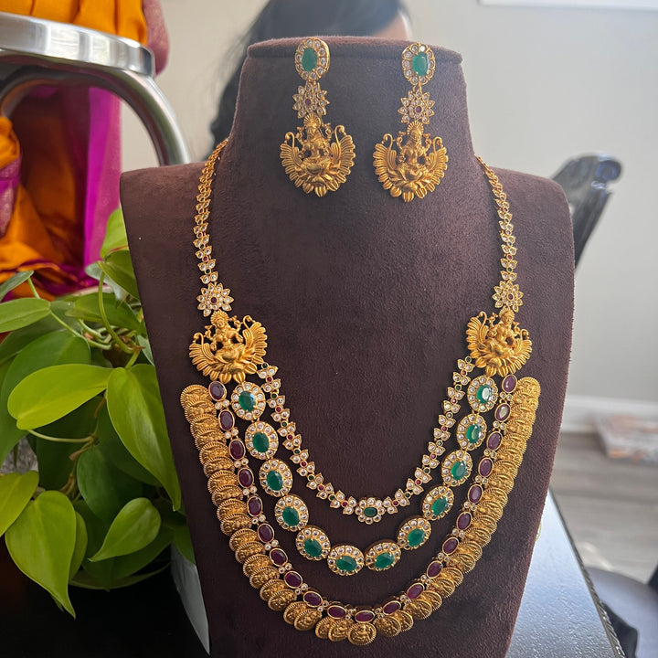 Kasu 3 layer Necklace