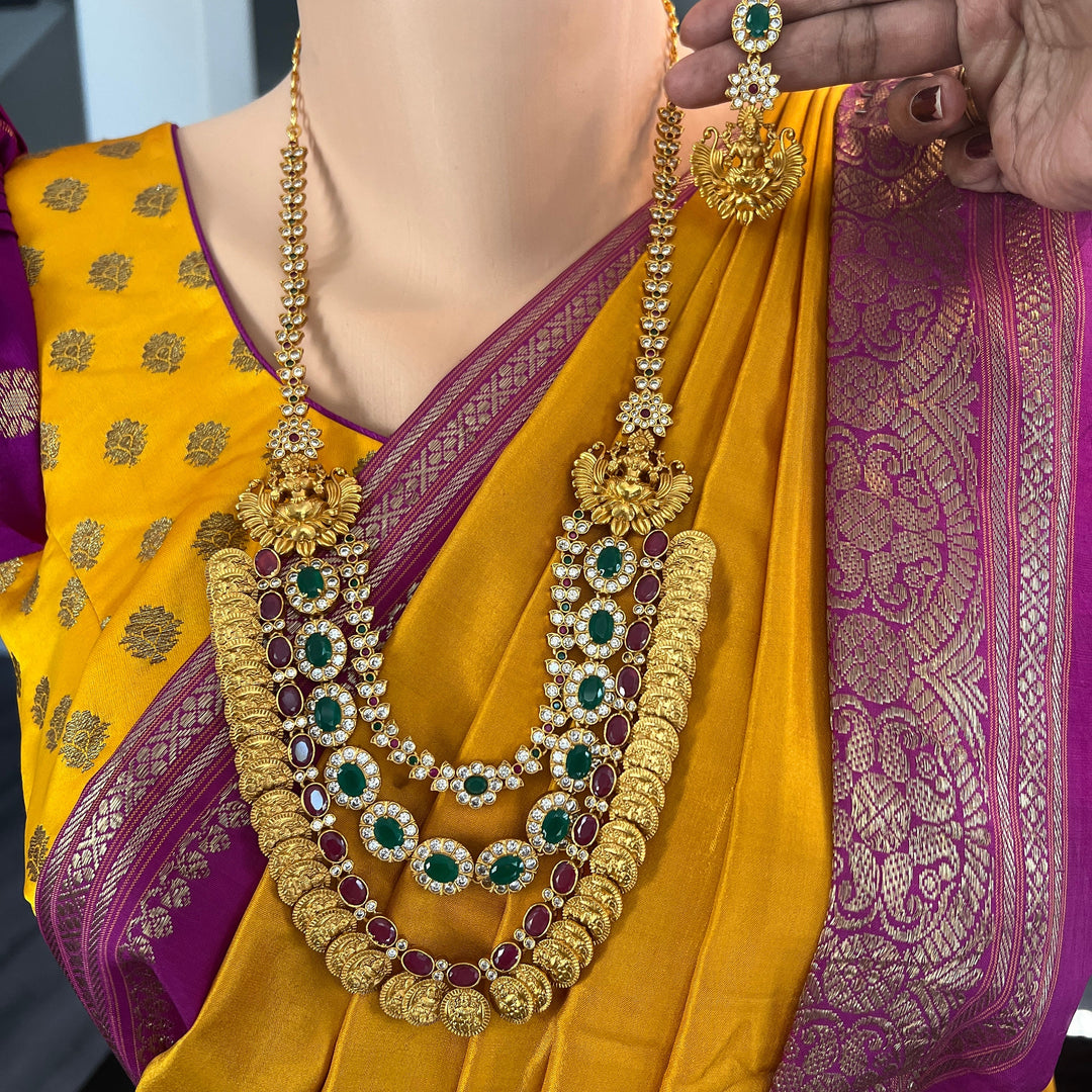 Kasu 3 layer Necklace