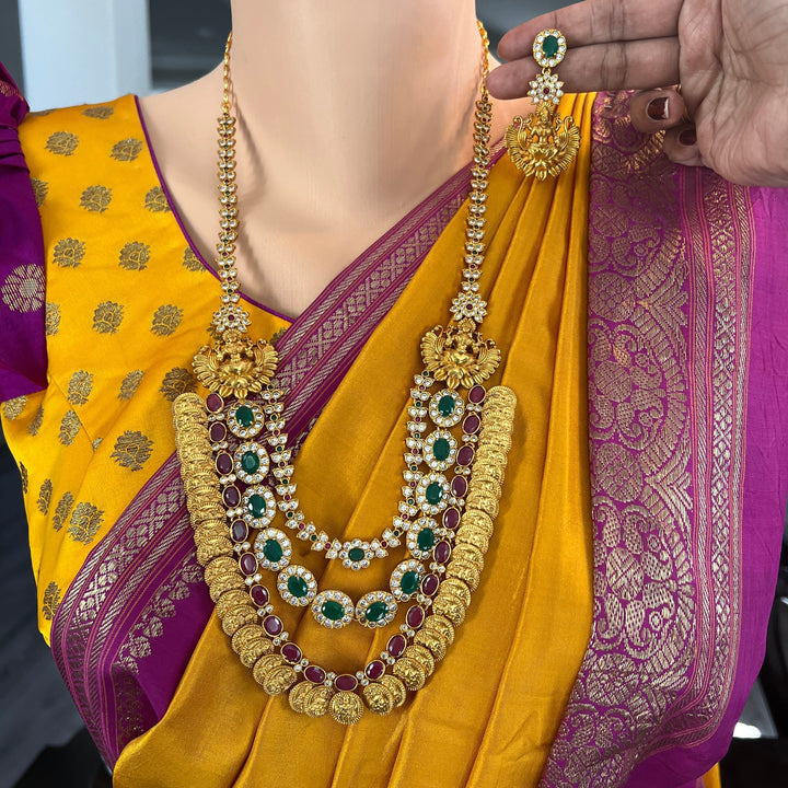 Kasu 3 layer Necklace