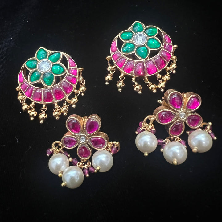 Kundan earrings