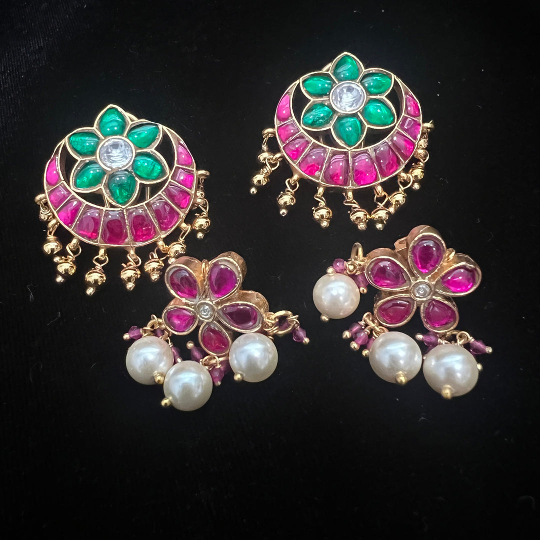 Kundan earrings