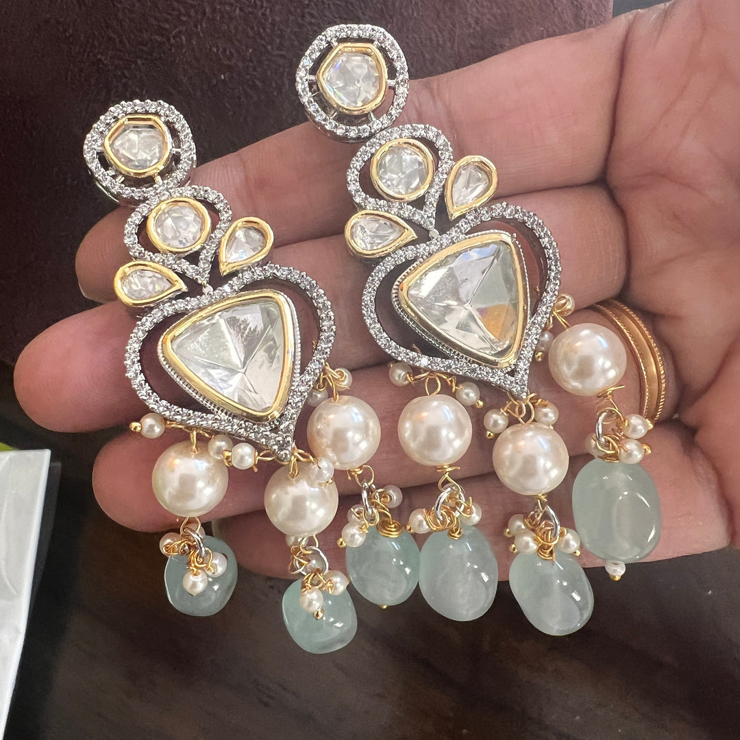 Teal color Mozonite SET