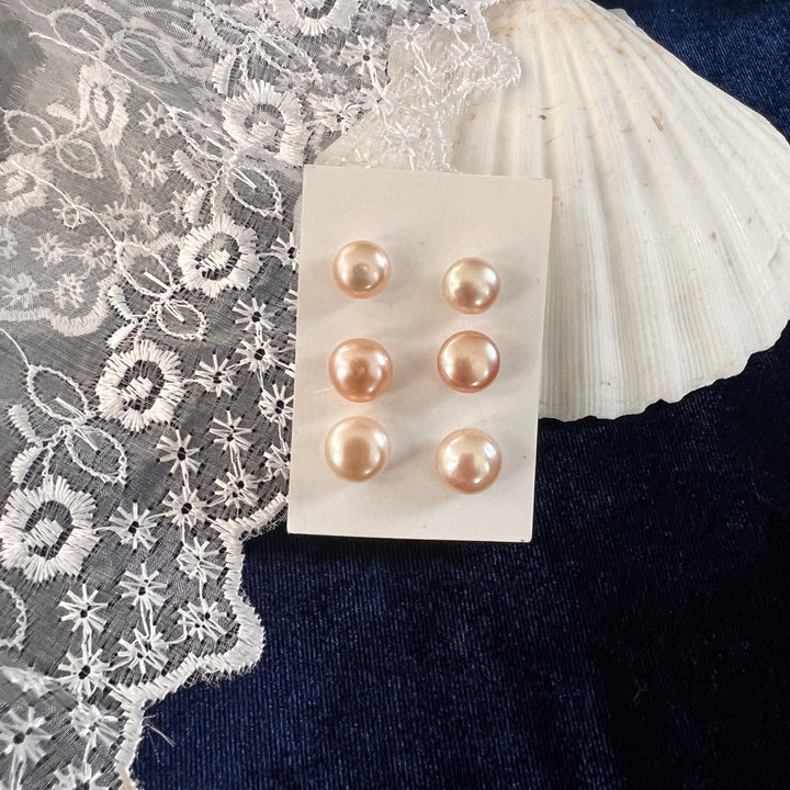 Peach Freshwater pearls