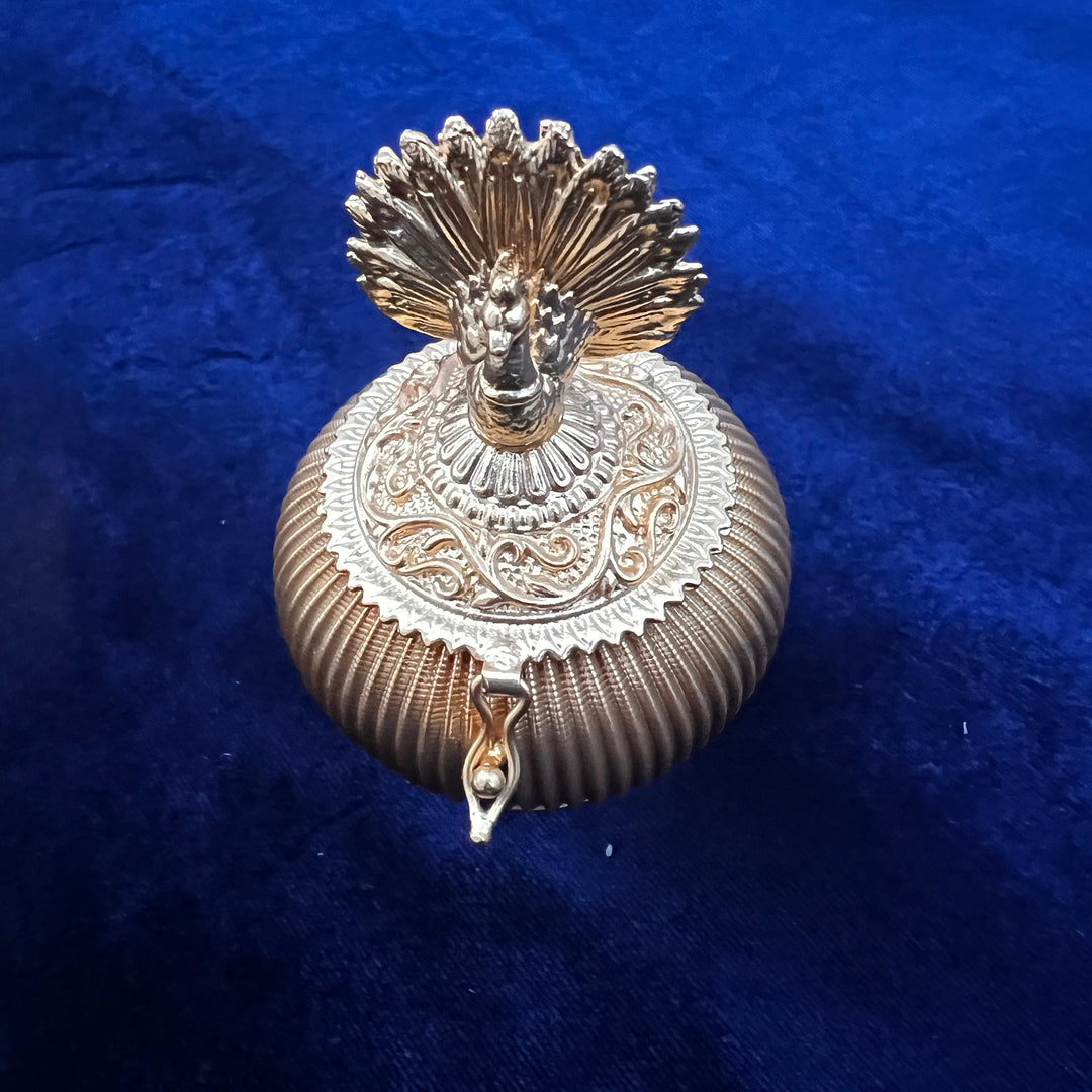 Peacock Kumkum Box