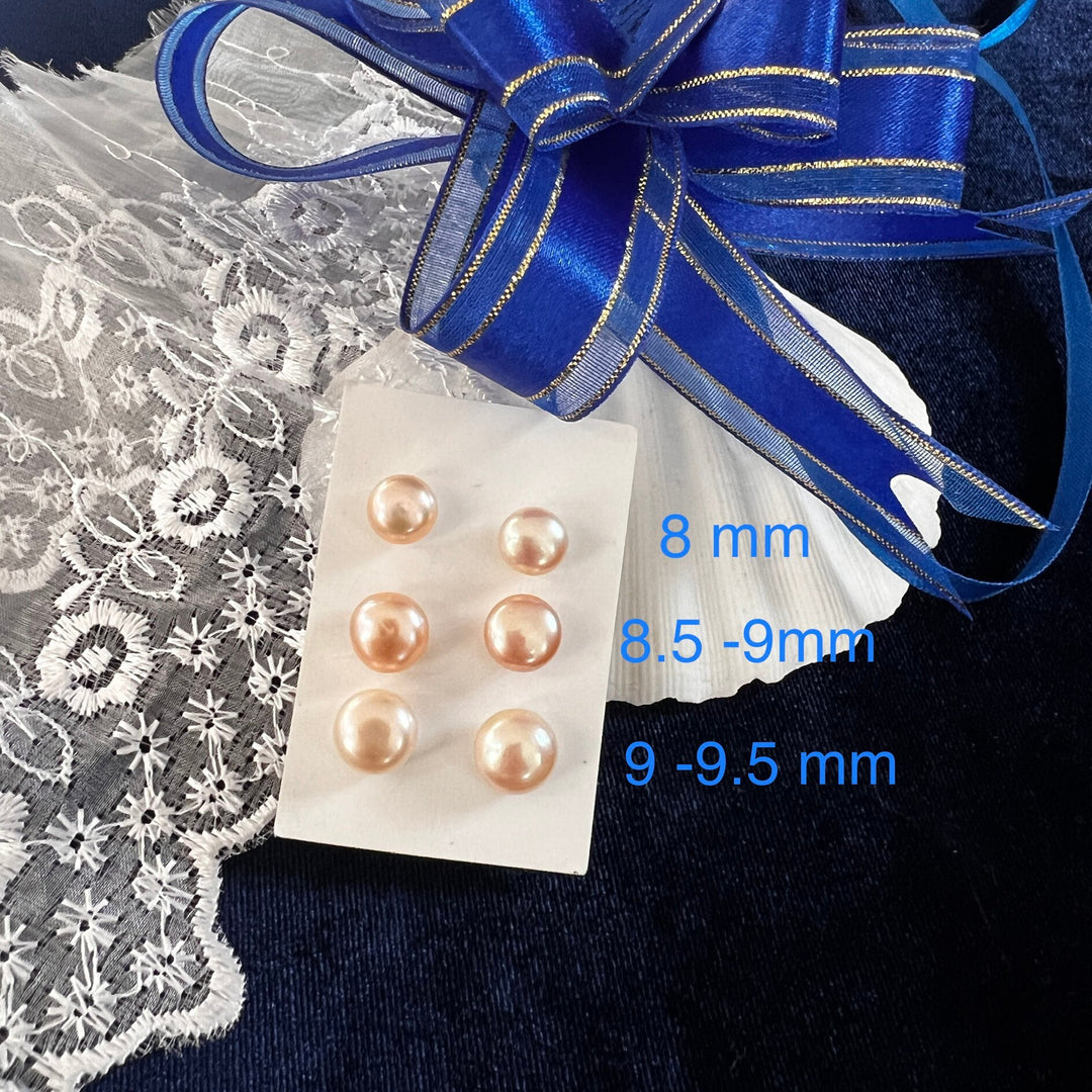 Peach Freshwater pearls
