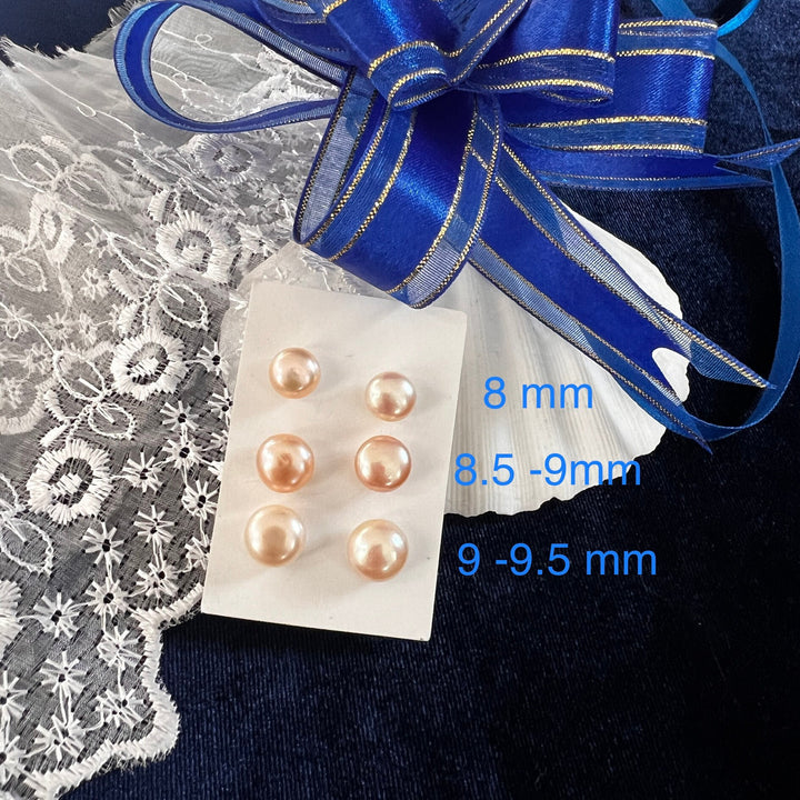 Peach Freshwater pearls
