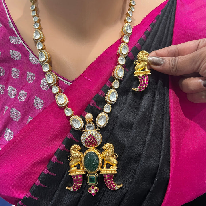 Moissanite Puligoru Necklace Set