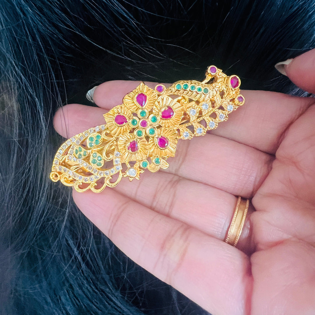 cz hair clips,