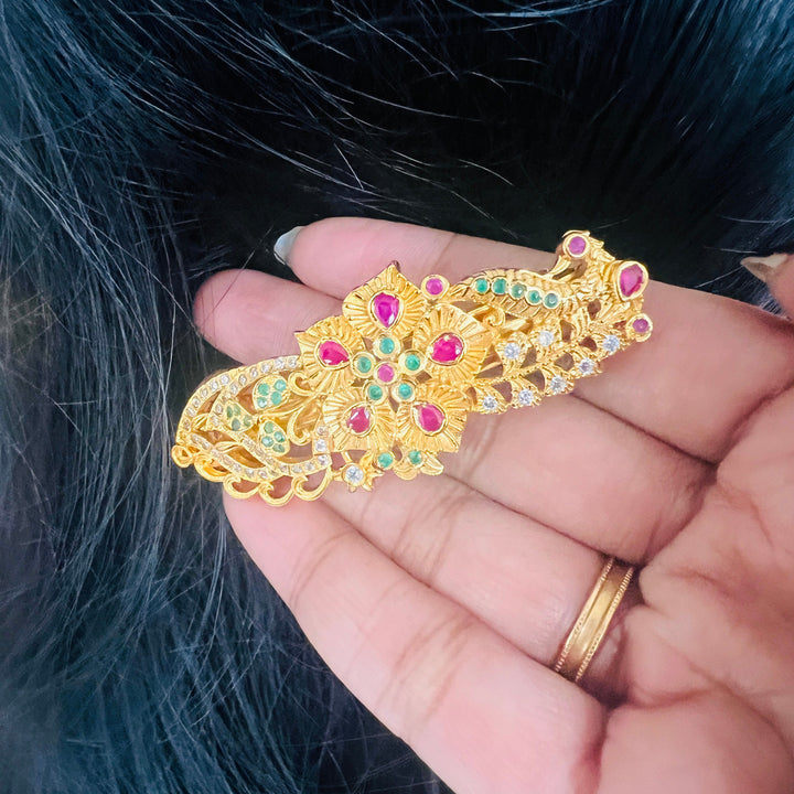 cz hair clips,