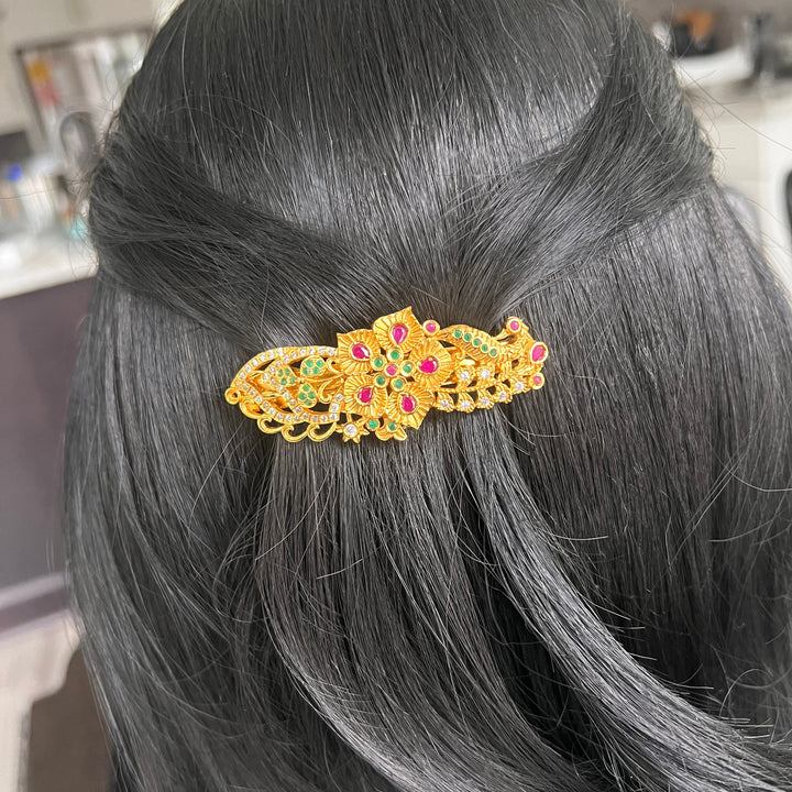 cz hair clips,