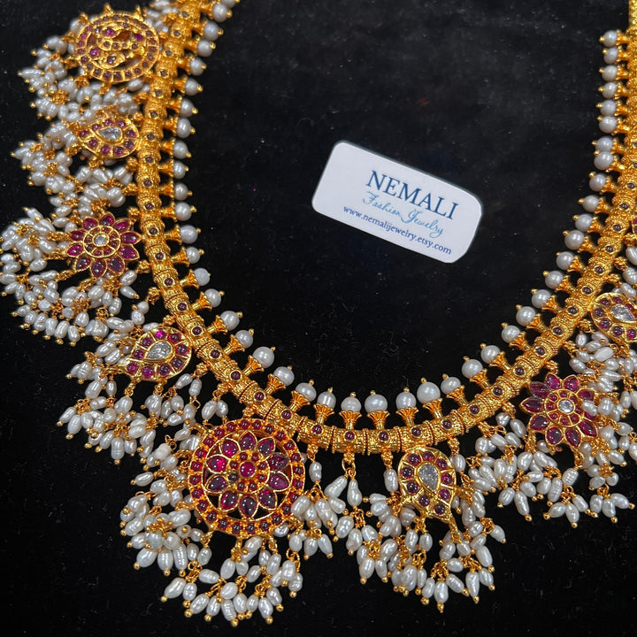 Silver guttapusalu necklace