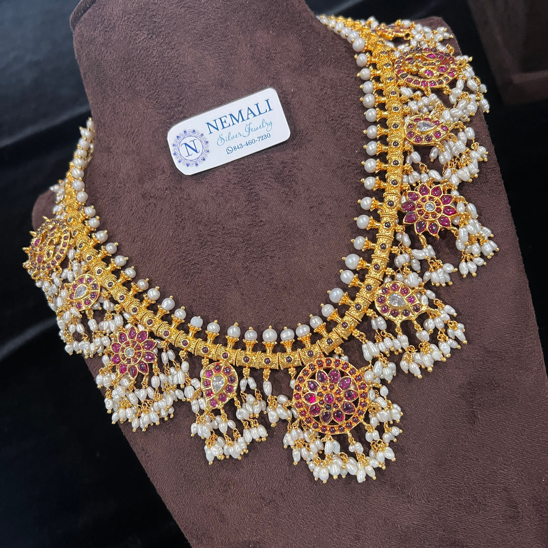 Silver guttapusalu necklace