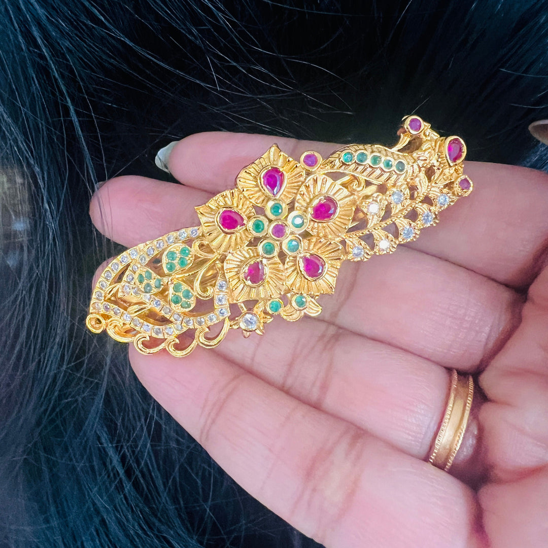 cz hair clips,