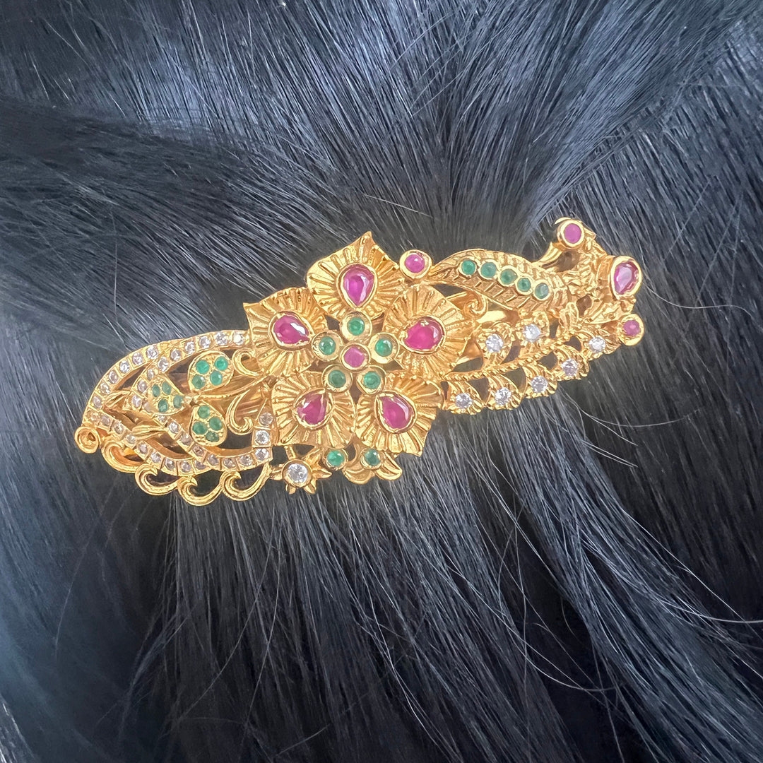 cz hair clips,