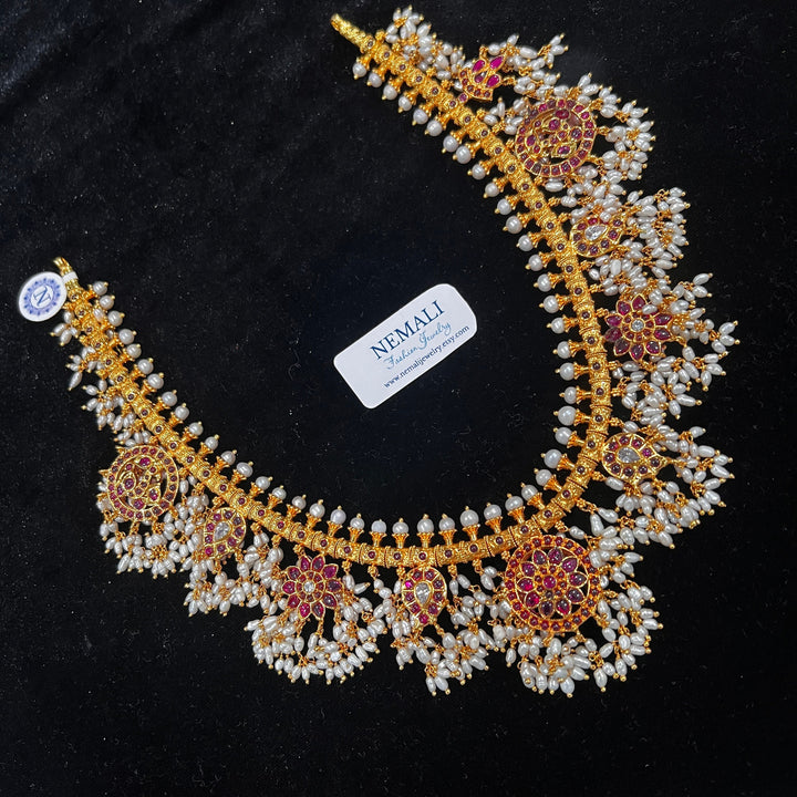 Silver guttapusalu necklace