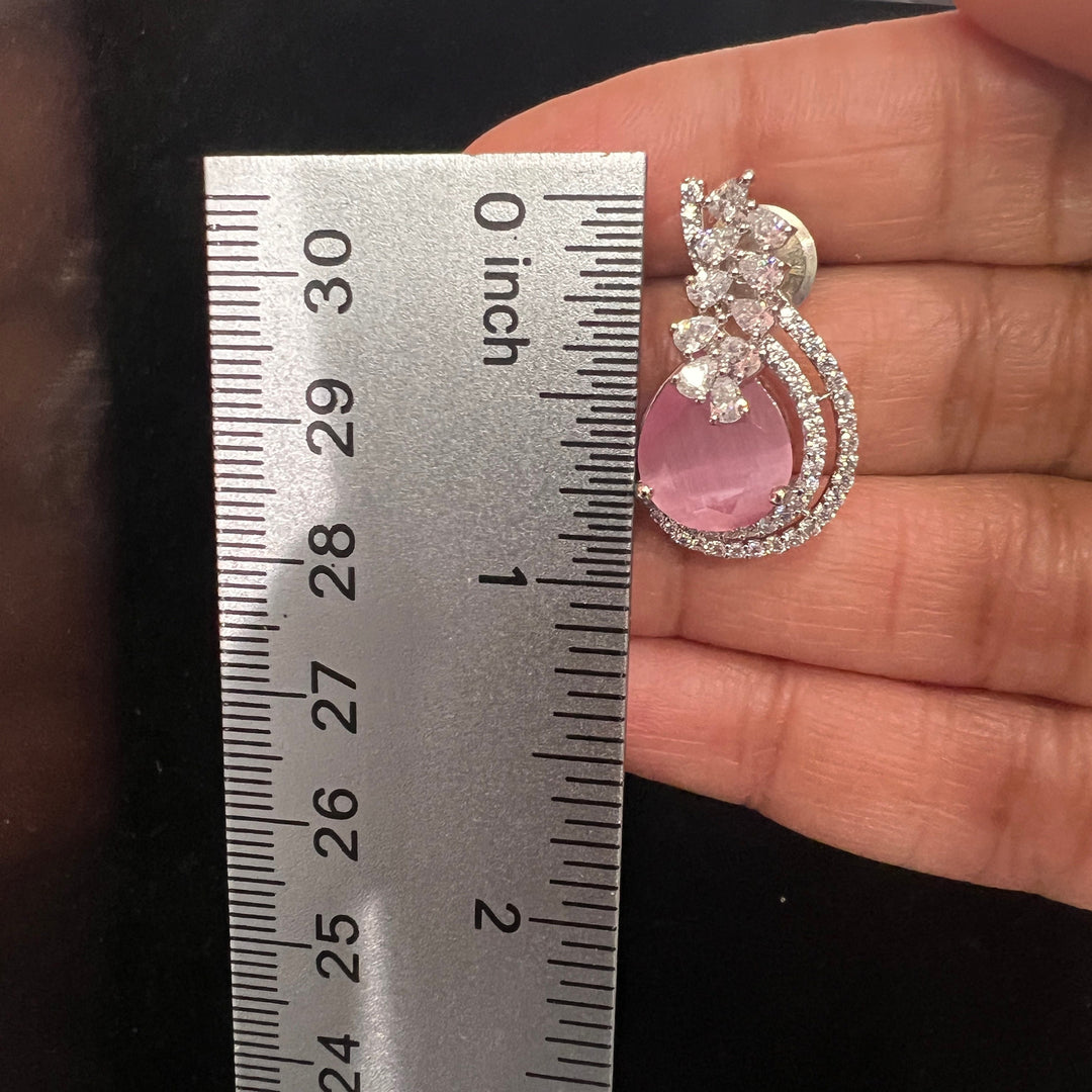 silver color Pendant set