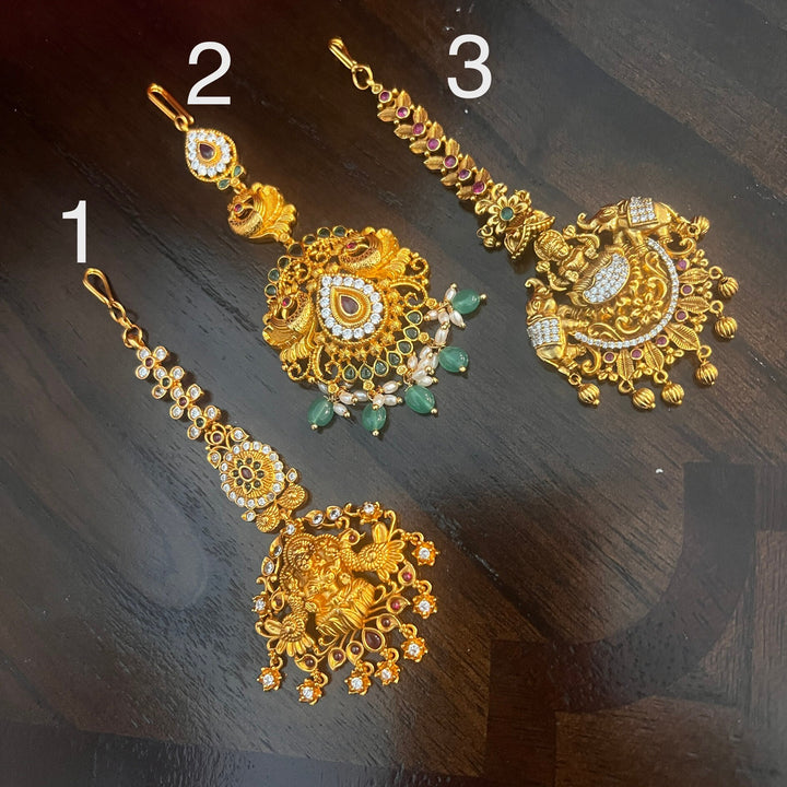 Temple pattern Tikka
