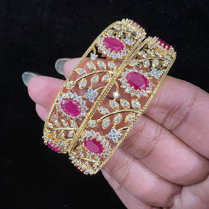CZ Bangles Set