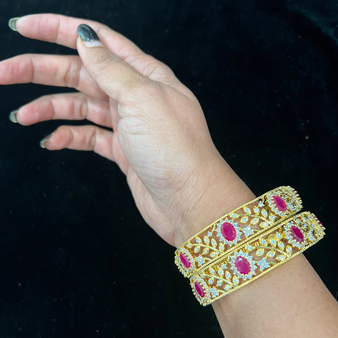 CZ Bangles Set