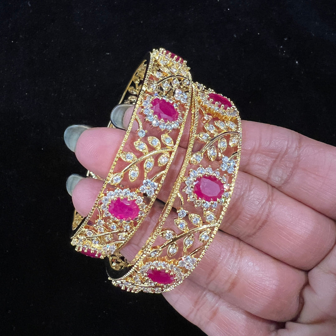 CZ Bangles Set